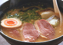 合鴨白湯ラーメン（味噌）