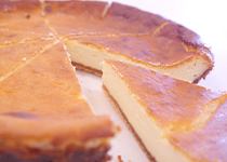自家製チーズケーキセット